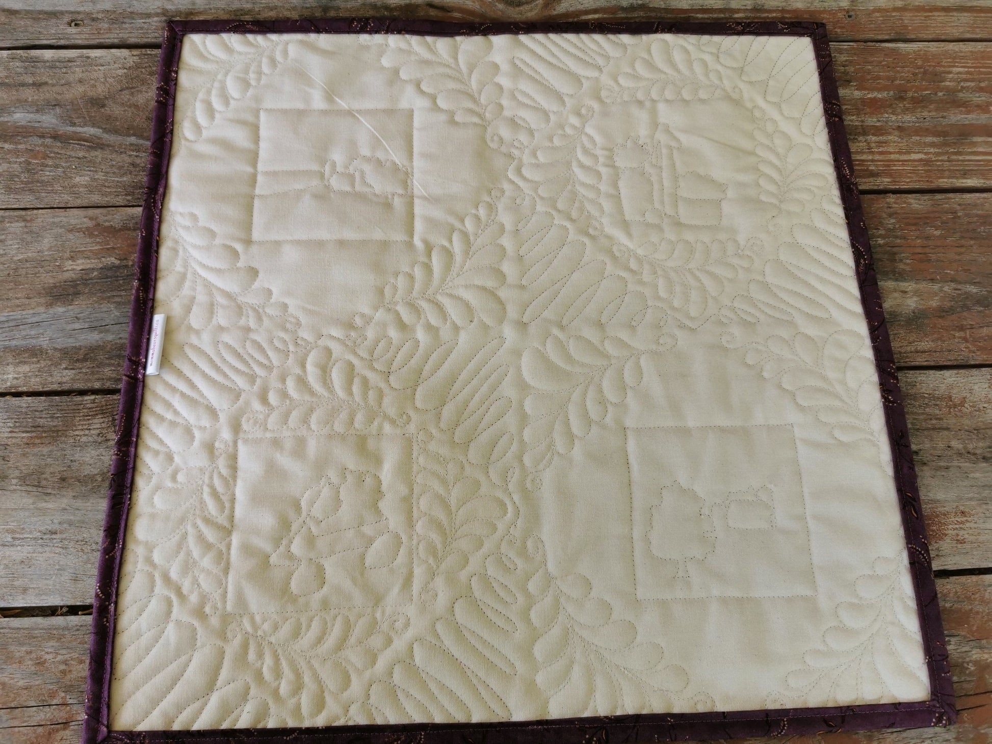 Rustic Country Farm Scene Quilt for Fall, Quilted Table Topper, Autumn Wall Quilt, Farmhouse Decor