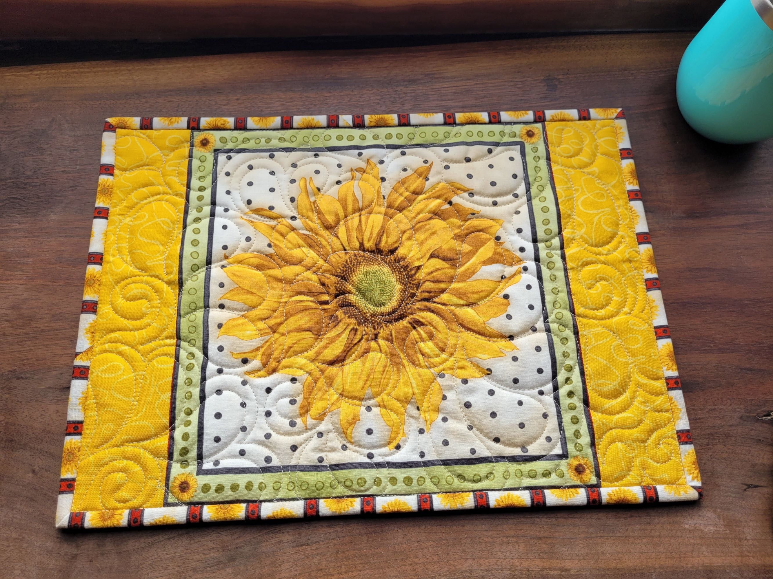 sunflower placemat