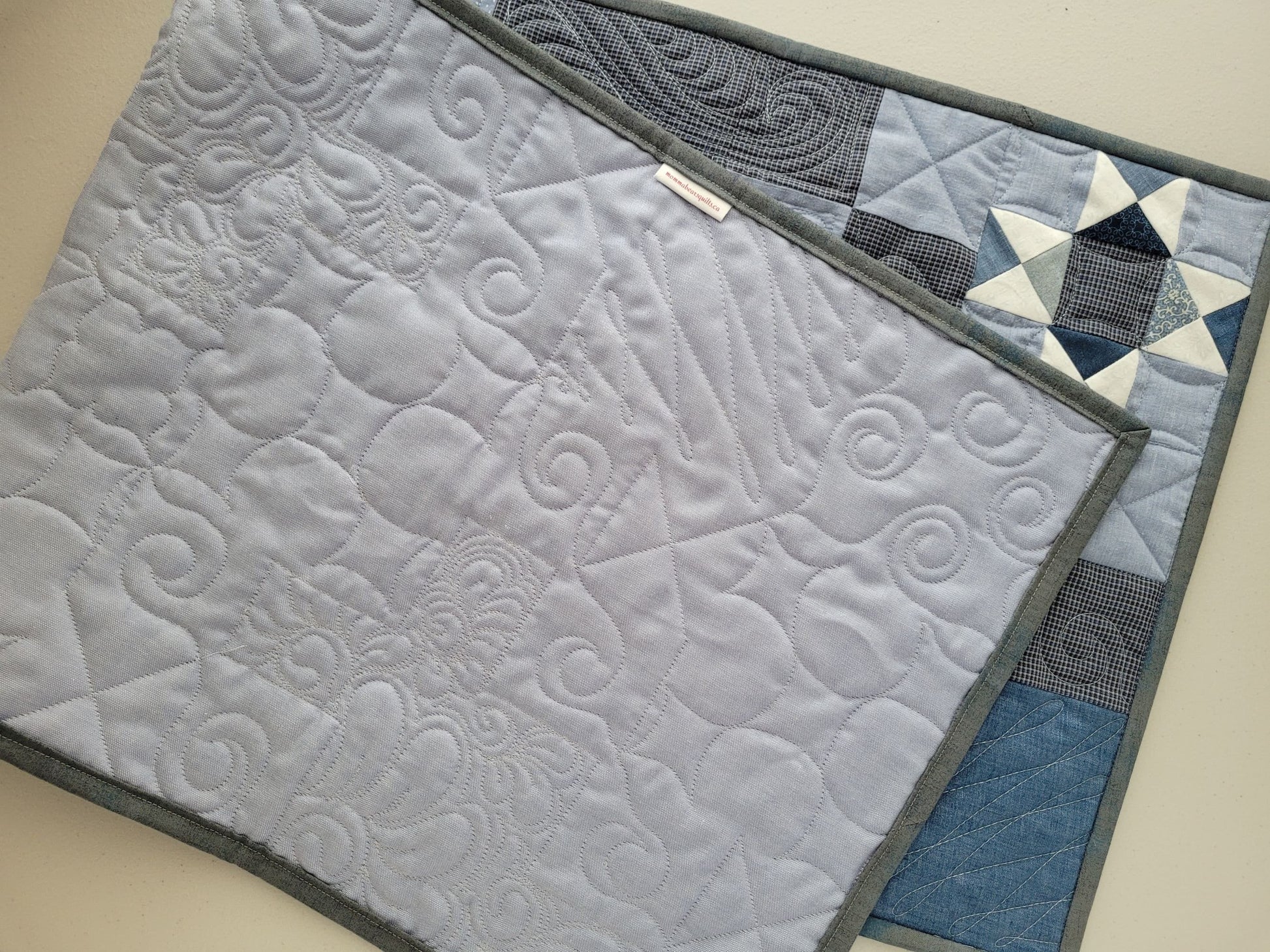 back of table runner