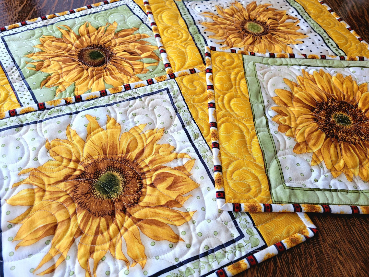 sunflower table mats
