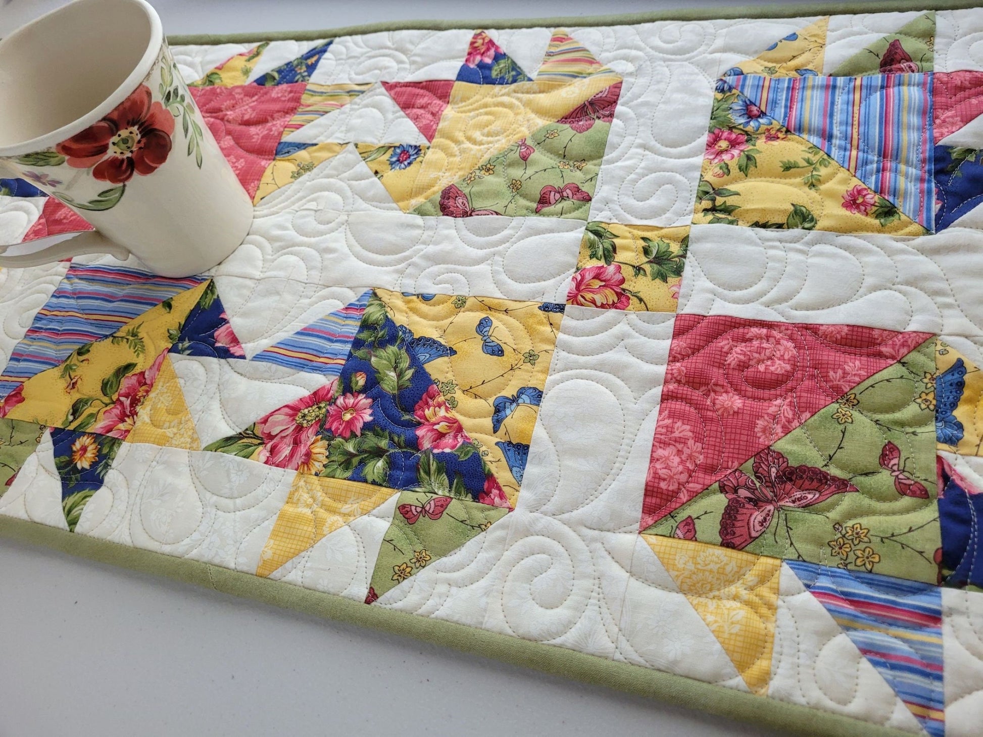 matching quilted table runner
