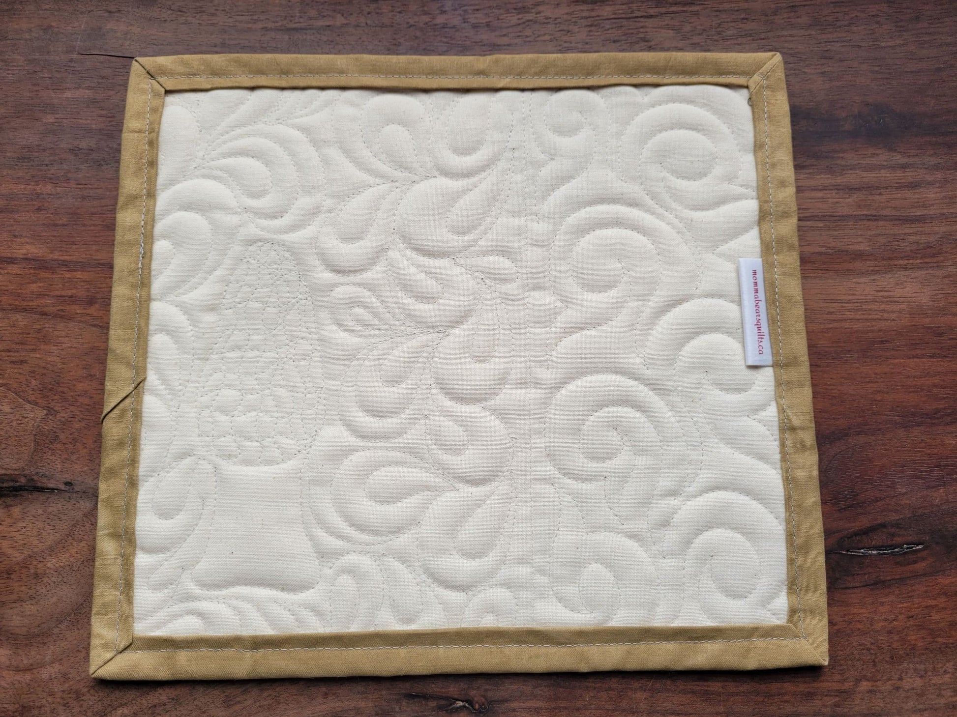 mini quilt backing