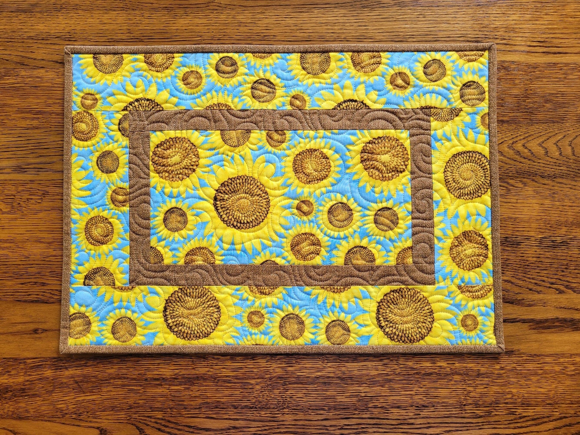 sunflower table runner