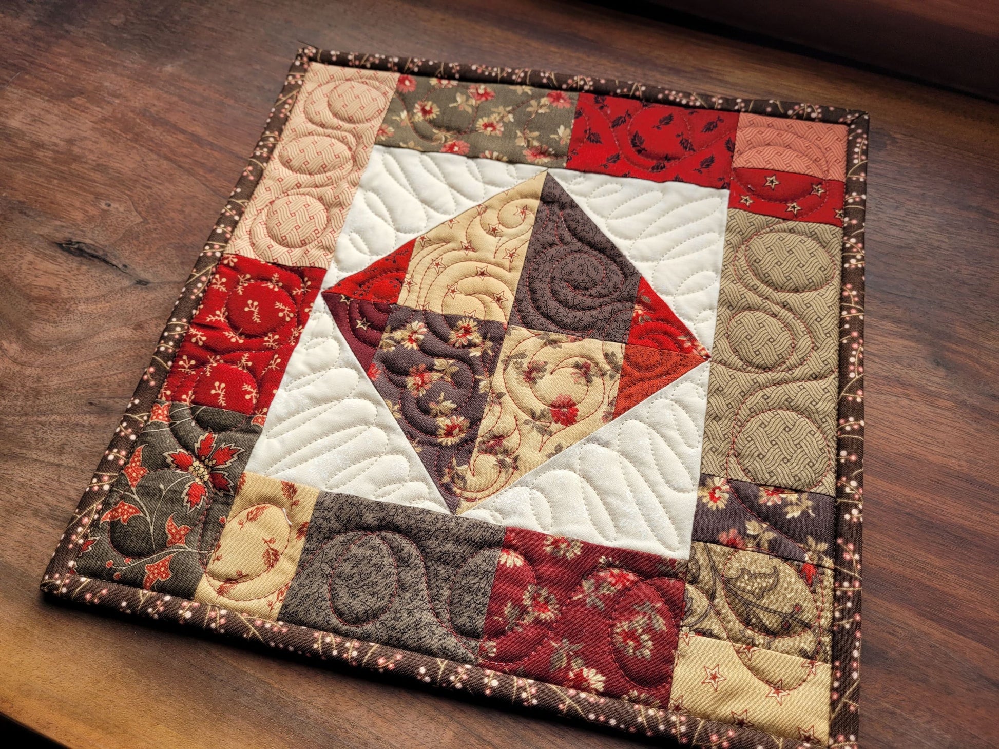 mini scrap quilt