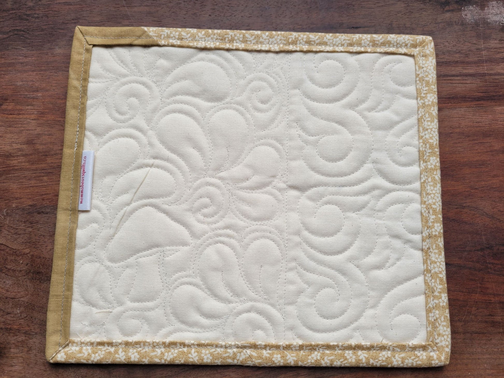 mini quilt backing