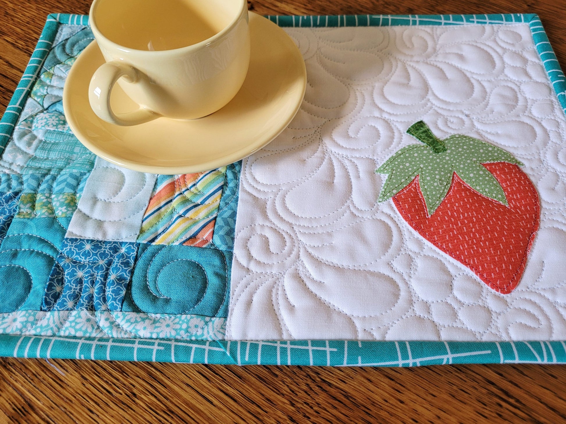 quilted coaster