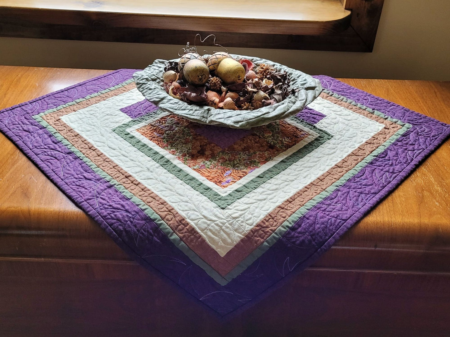 square decor quilt