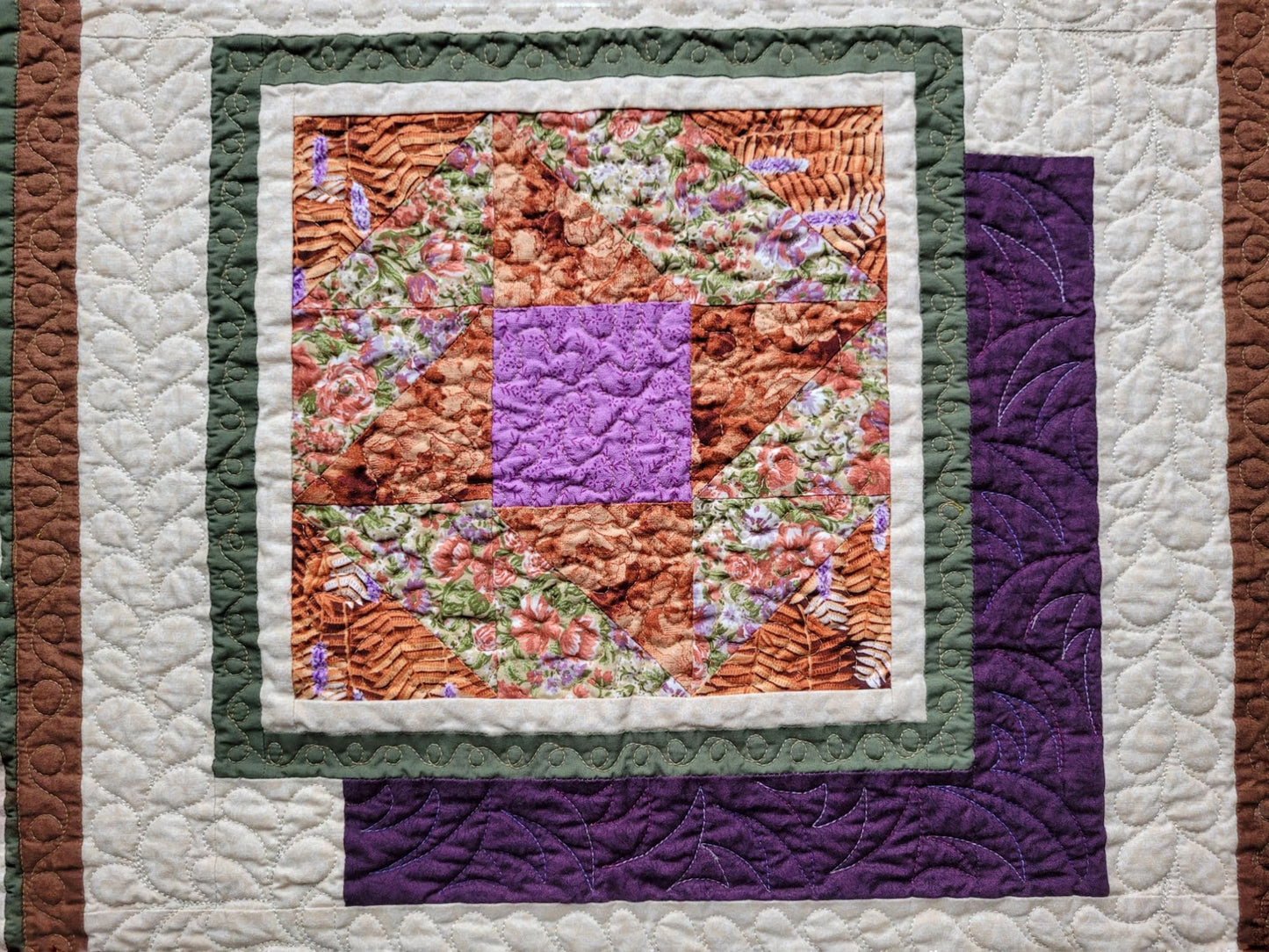 3D star center of quilt