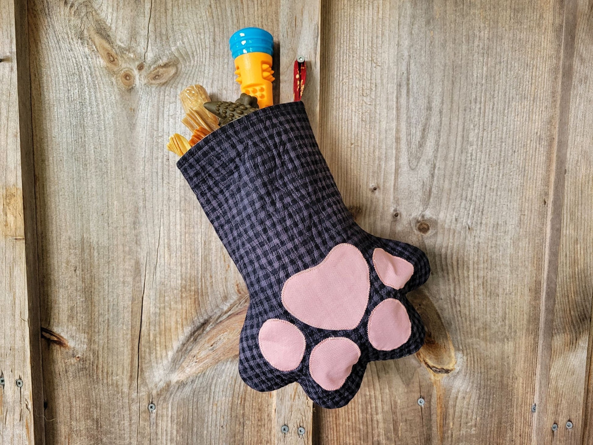 Paw Pet Stocking, Dog and Cat Christmas Stocking