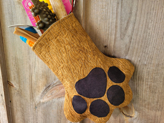 Pet Paw Stocking, Dog or Cat Gift