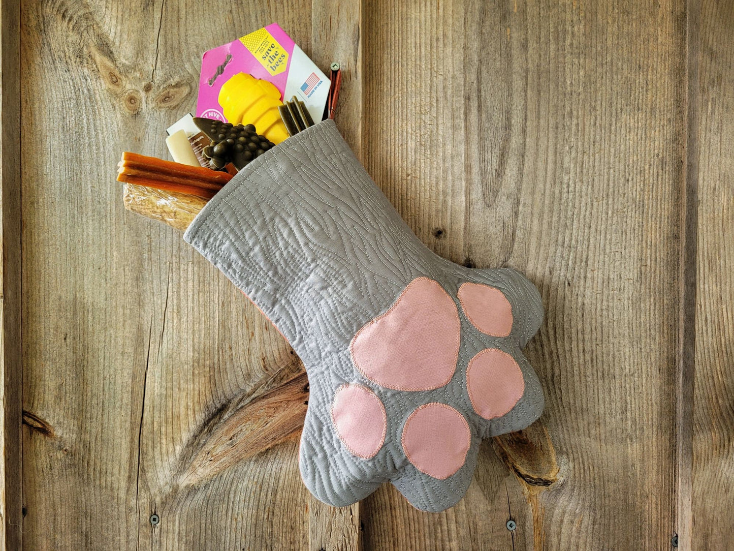 Pet Paw Stocking, Dog or Cat Gift