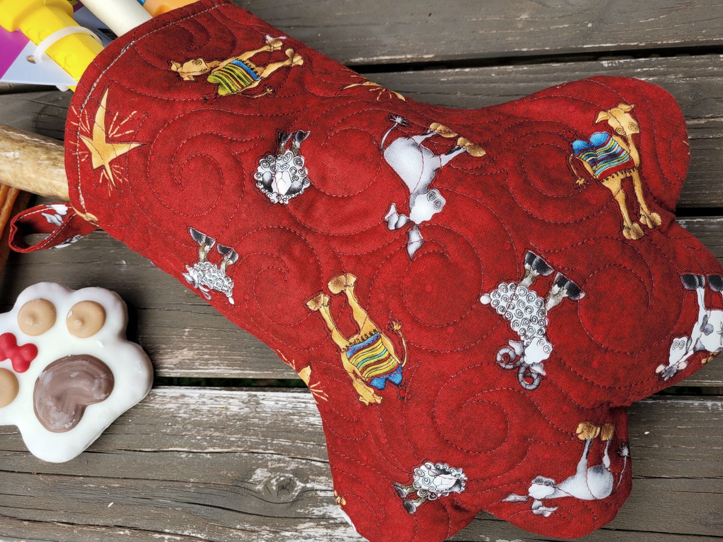 Pet Paw Stocking, Dog or Cat Gift