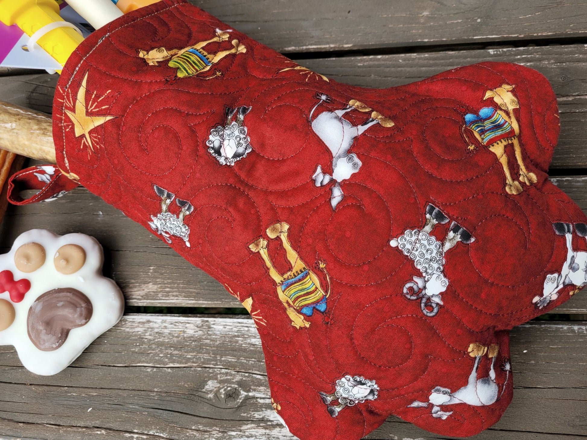 Pet Paw Stocking, Dog or Cat Gift