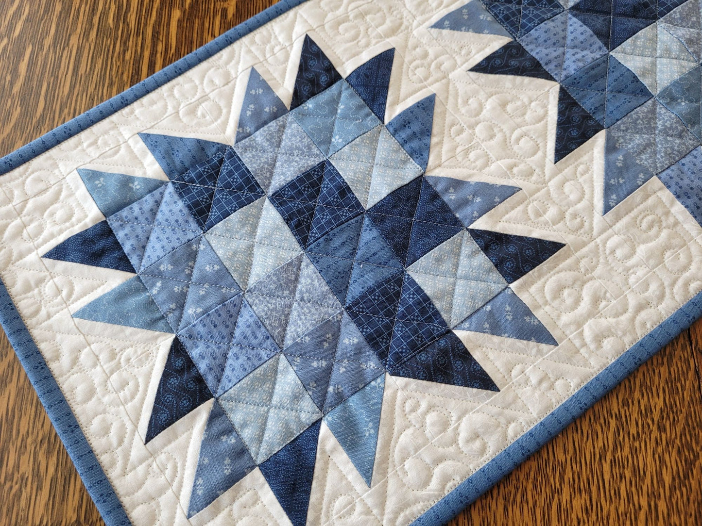 scrap quilt table runner