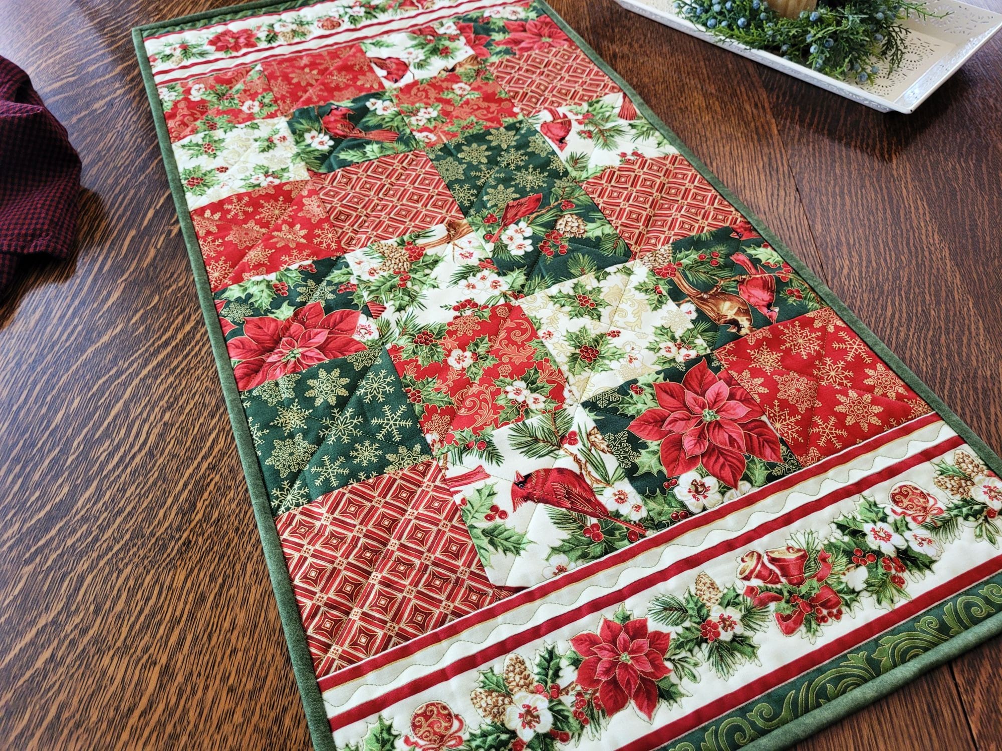 quilted holiday runner