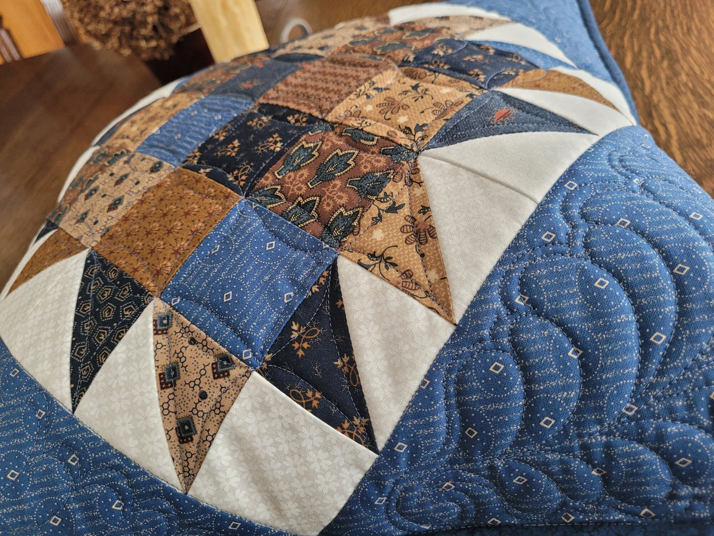 quilted pillow