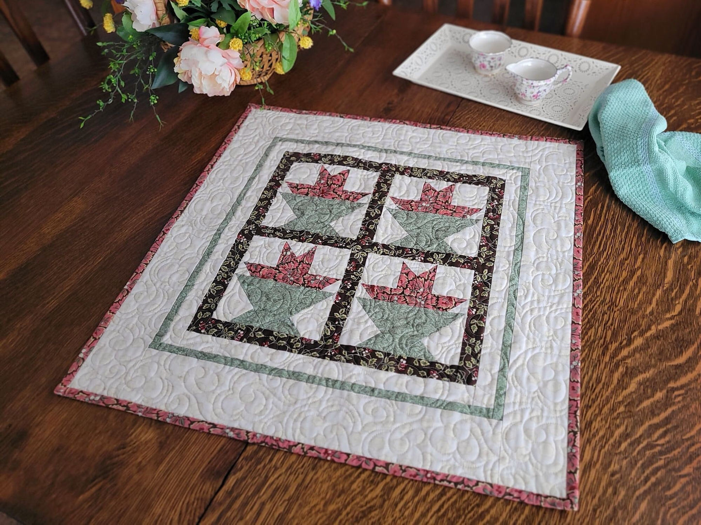 spring table runner